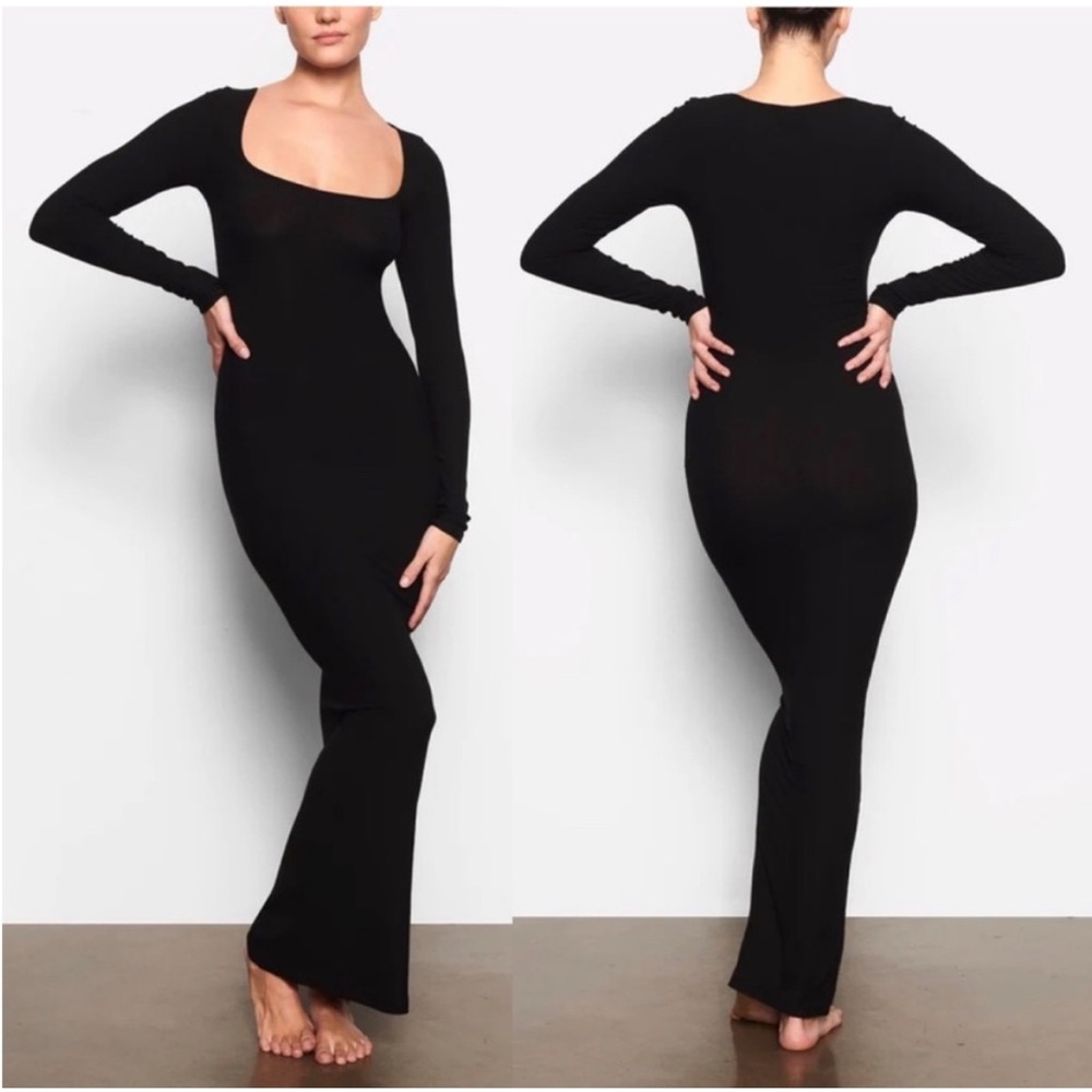 SKIMS Soft Lounge Long Sleeve Dress NWT